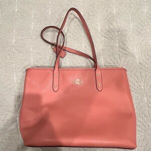 Pink Coach Tote